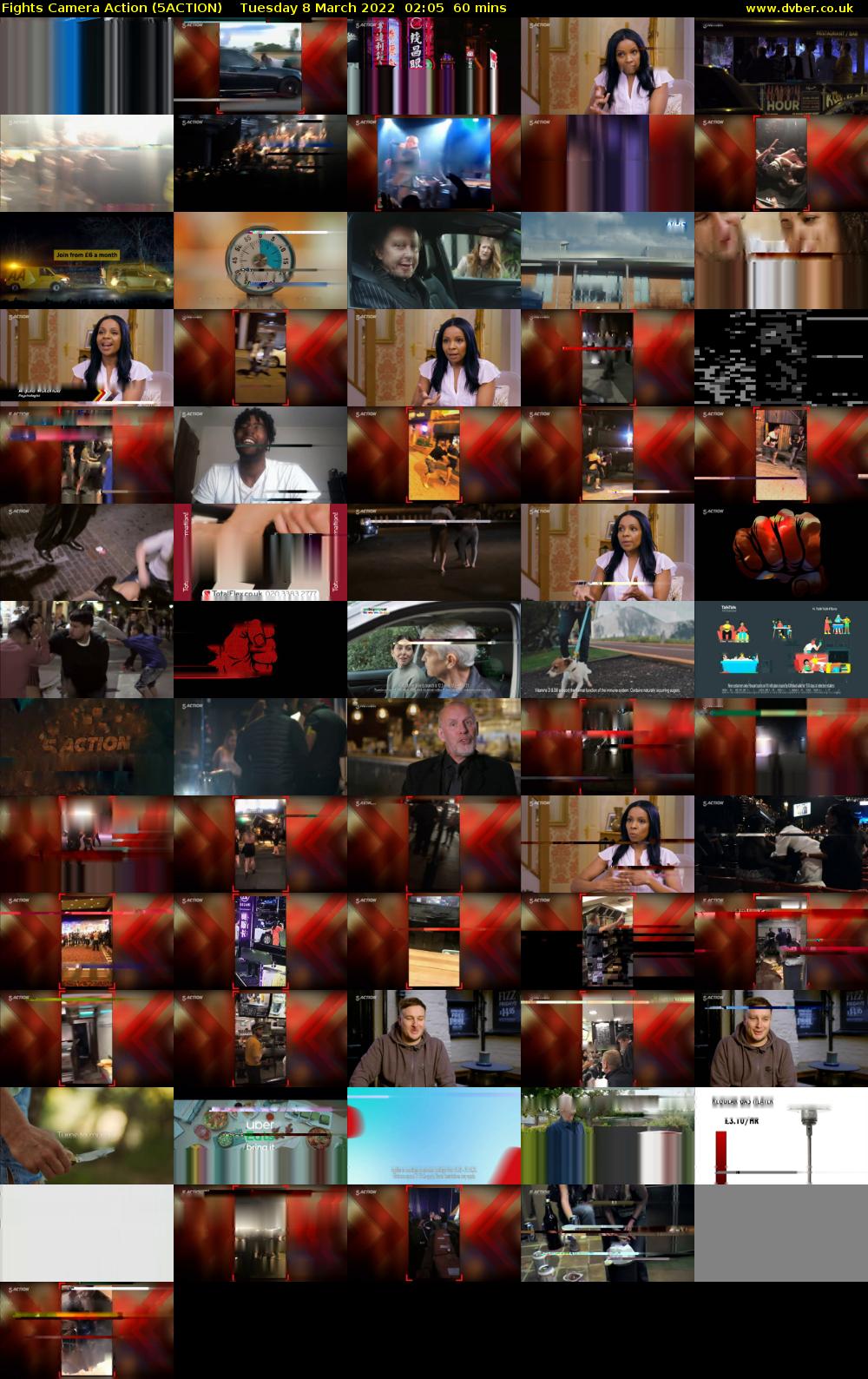 Fights Camera Action (5ACTION) Tuesday 8 March 2022 02:05 - 03:05