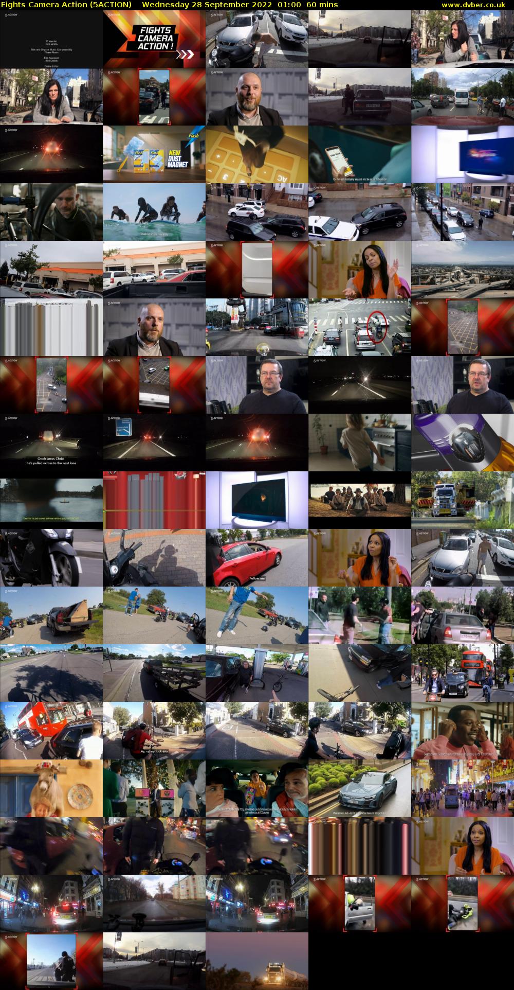 Fights Camera Action (5ACTION) Wednesday 28 September 2022 01:00 - 02:00