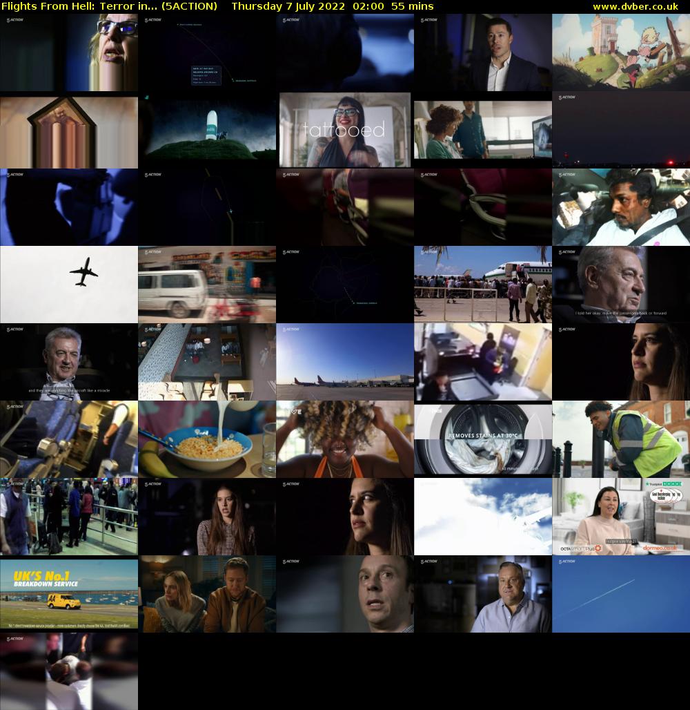 Flights From Hell: Terror in... (5ACTION) Thursday 7 July 2022 02:00 - 02:55