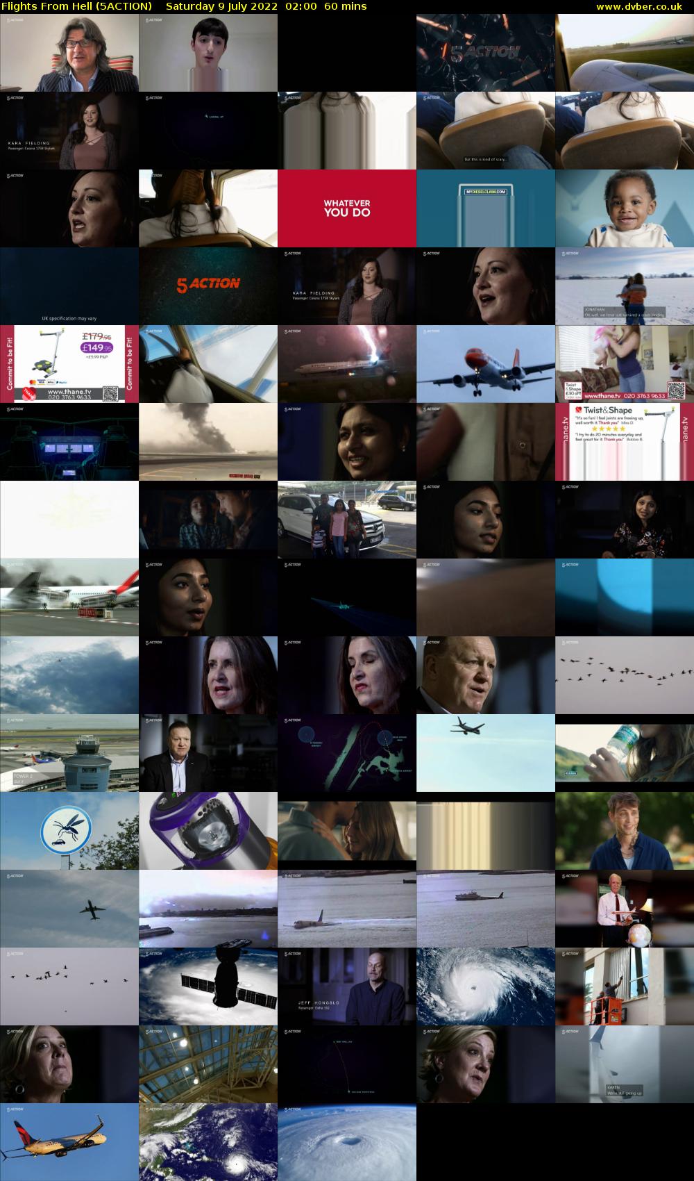 Flights From Hell (5ACTION) Saturday 9 July 2022 02:00 - 03:00