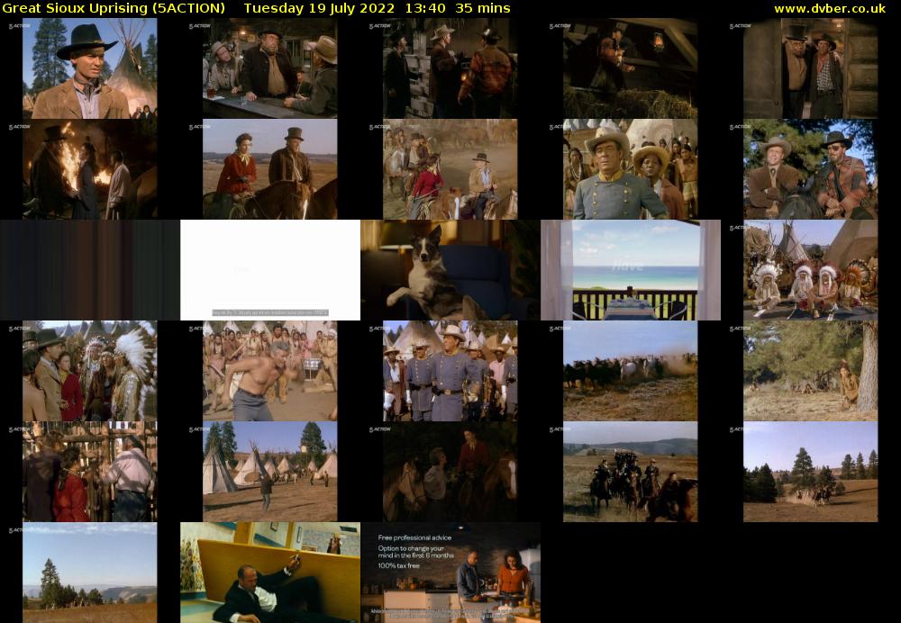 Great Sioux Uprising (5ACTION) Tuesday 19 July 2022 13:40 - 14:15
