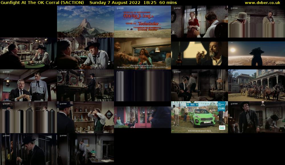 Gunfight At The OK Corral (5ACTION) Sunday 7 August 2022 18:25 - 19:25