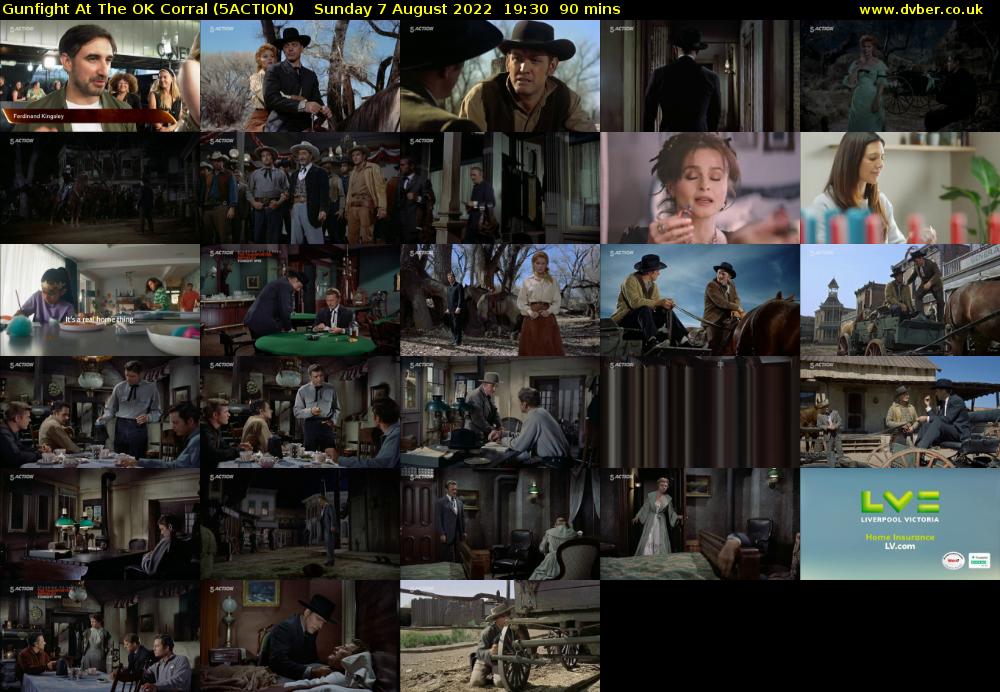 Gunfight At The OK Corral (5ACTION) Sunday 7 August 2022 19:30 - 21:00