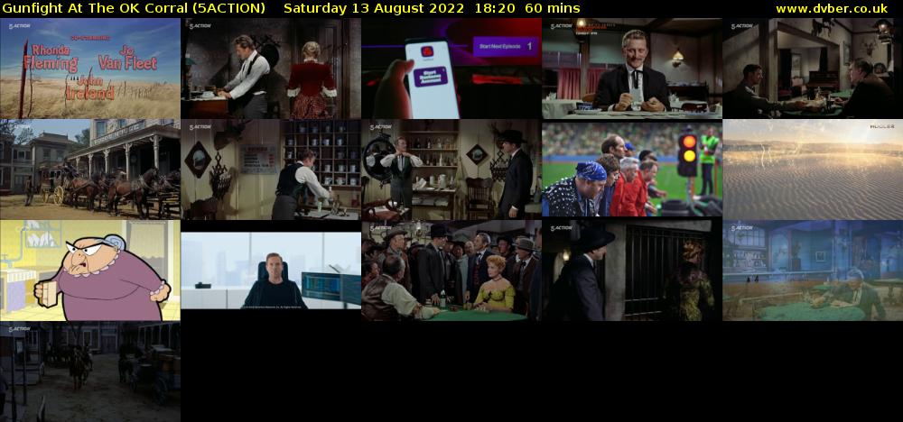Gunfight At The OK Corral (5ACTION) Saturday 13 August 2022 18:20 - 19:20