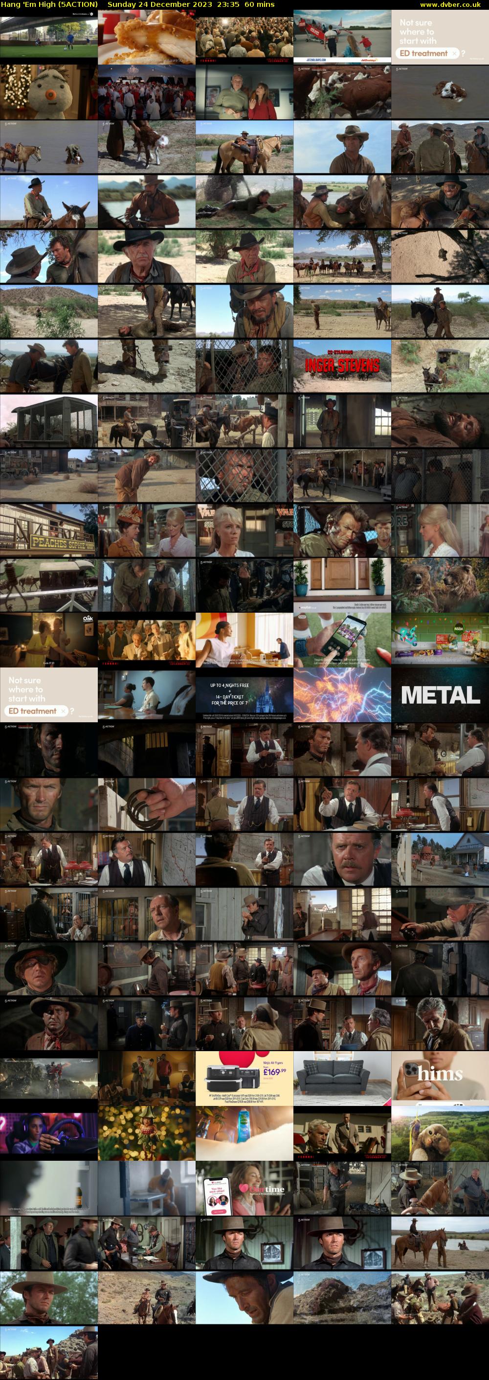 Hang 'Em High (5ACTION) Sunday 24 December 2023 23:35 - 00:35
