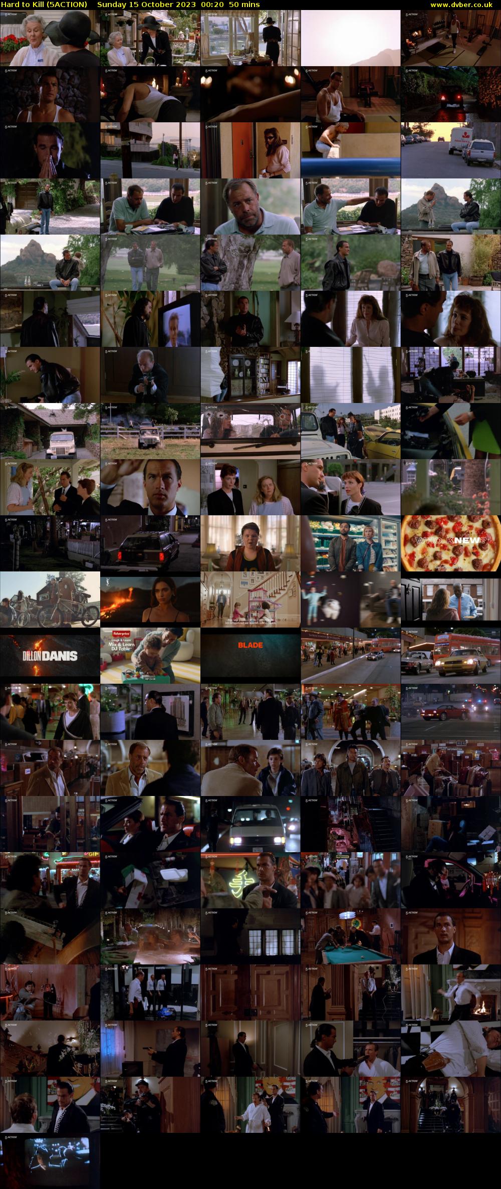 Hard to Kill (5ACTION) Sunday 15 October 2023 00:20 - 01:10