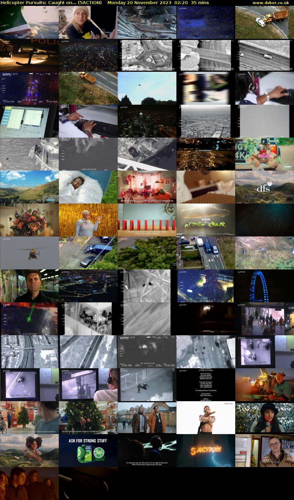 Helicopter Pursuits: Caught on... (5ACTION) Monday 20 November 2023 02:20 - 02:55