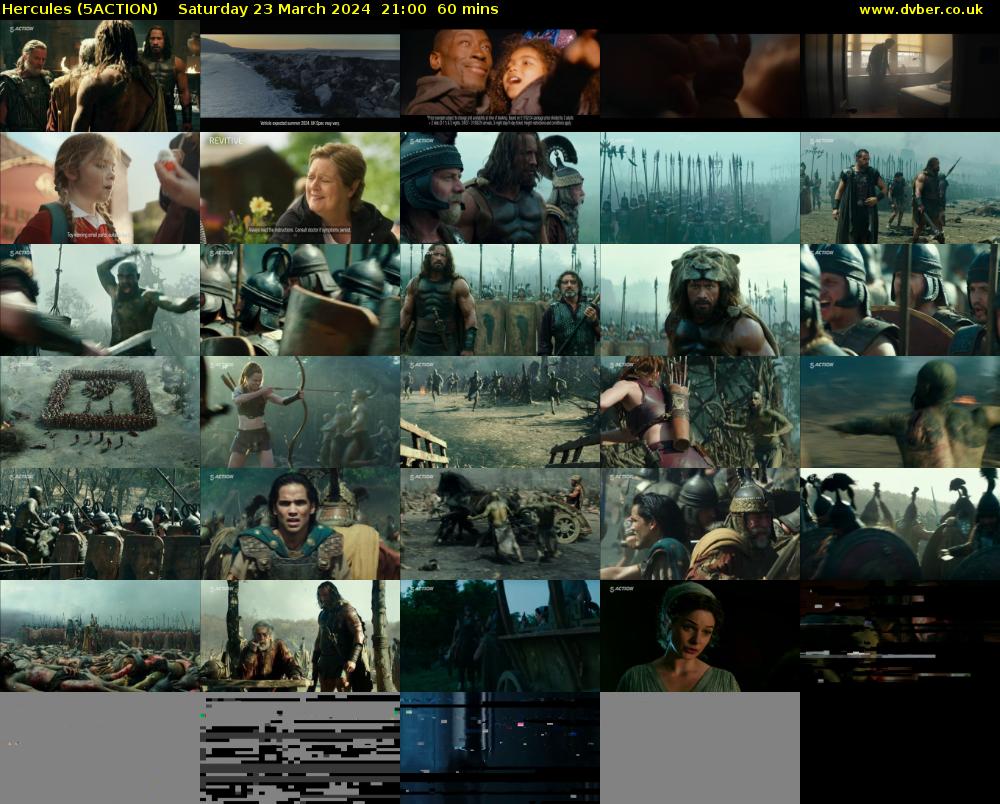 Hercules (5ACTION) Saturday 23 March 2024 21:00 - 22:00