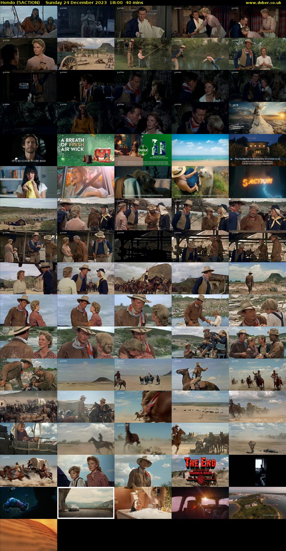 Hondo (5ACTION) Sunday 24 December 2023 18:00 - 18:40