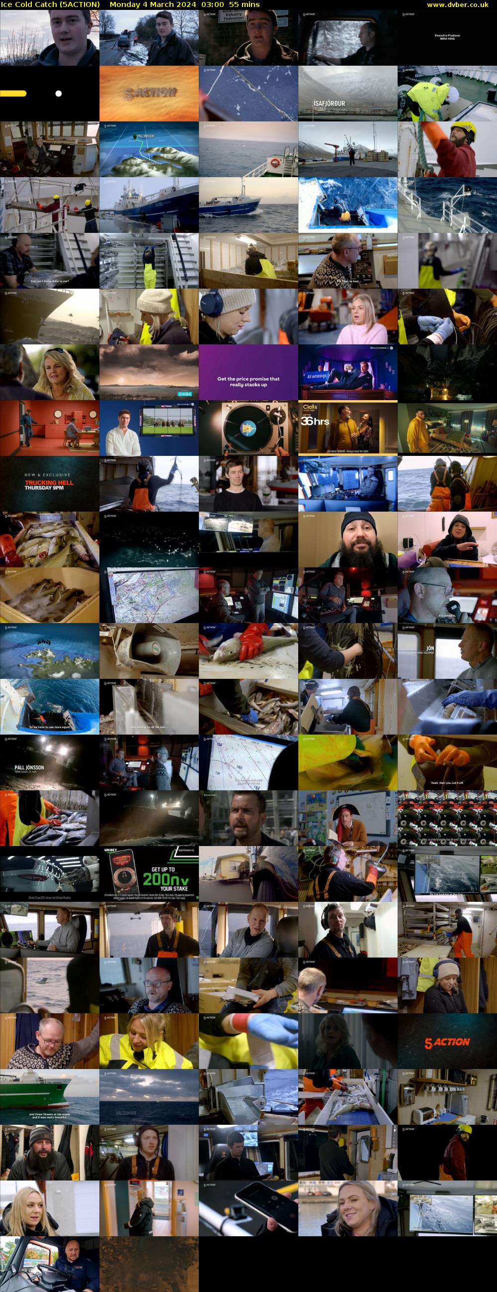 Ice Cold Catch (5ACTION) Monday 4 March 2024 03:00 - 03:55