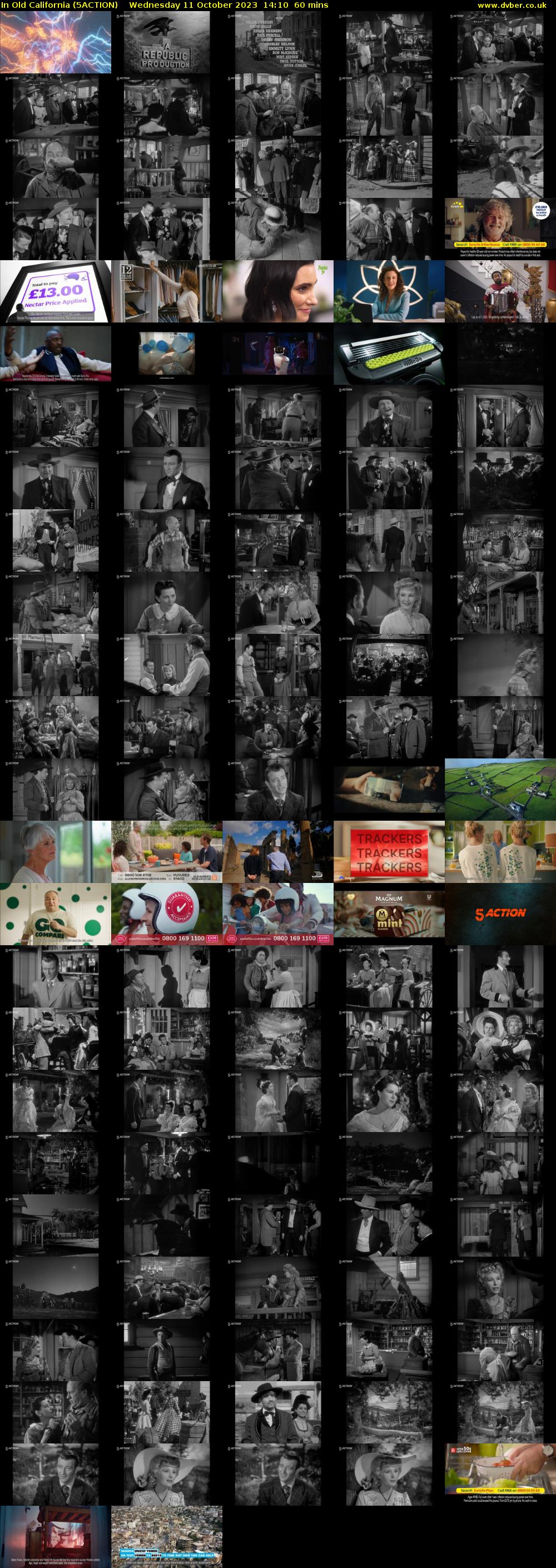 In Old California (5ACTION) Wednesday 11 October 2023 14:10 - 15:10