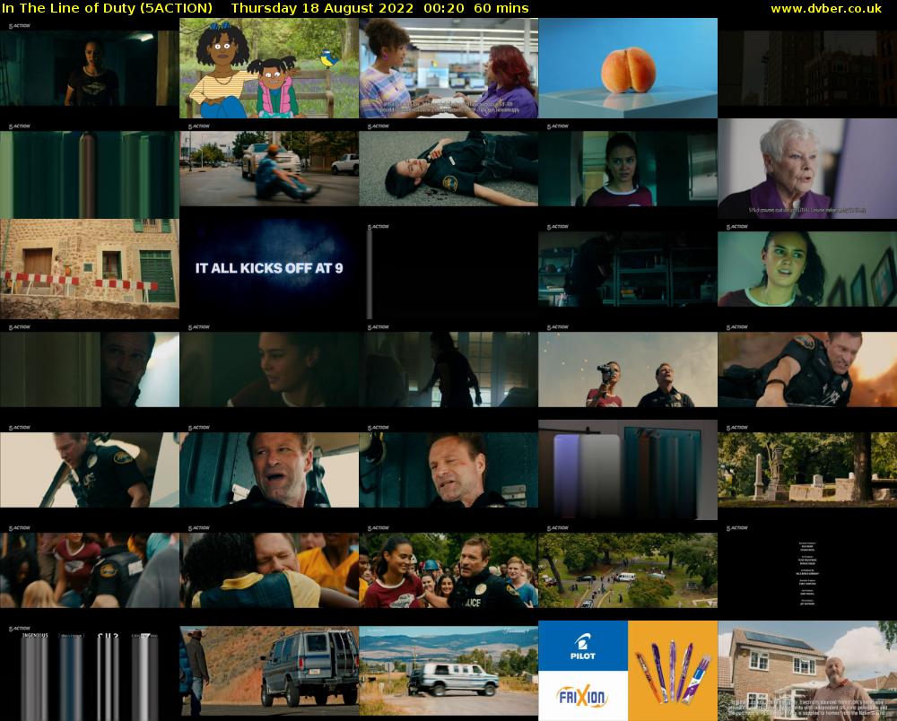 In The Line of Duty (5ACTION) Thursday 18 August 2022 00:20 - 01:20
