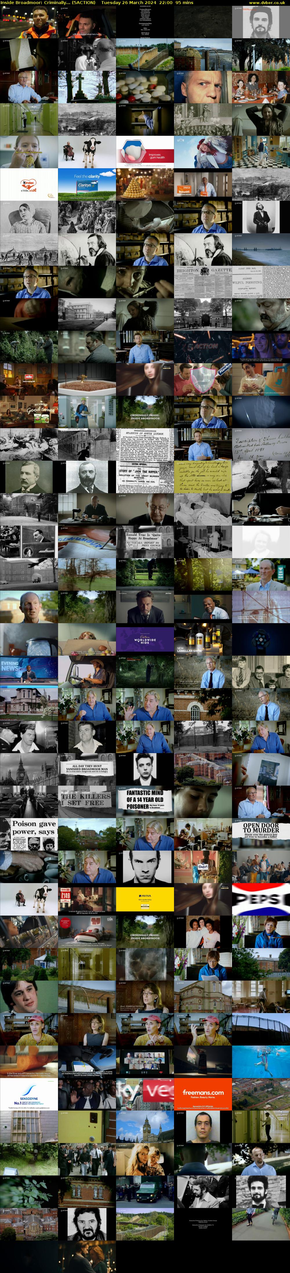 Inside Broadmoor: Criminally... (5ACTION) Tuesday 26 March 2024 22:00 - 23:35