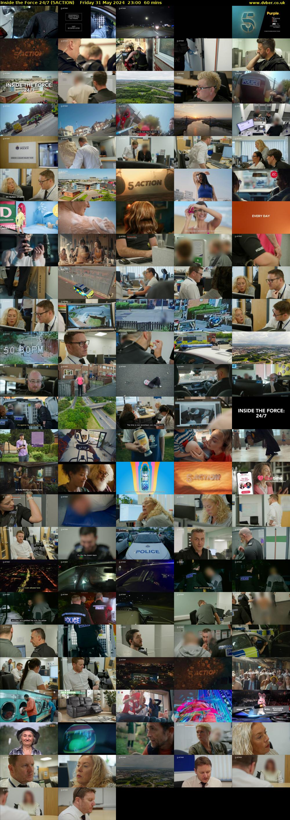 Inside the Force 24/7 (5ACTION) Friday 31 May 2024 23:00 - 00:00