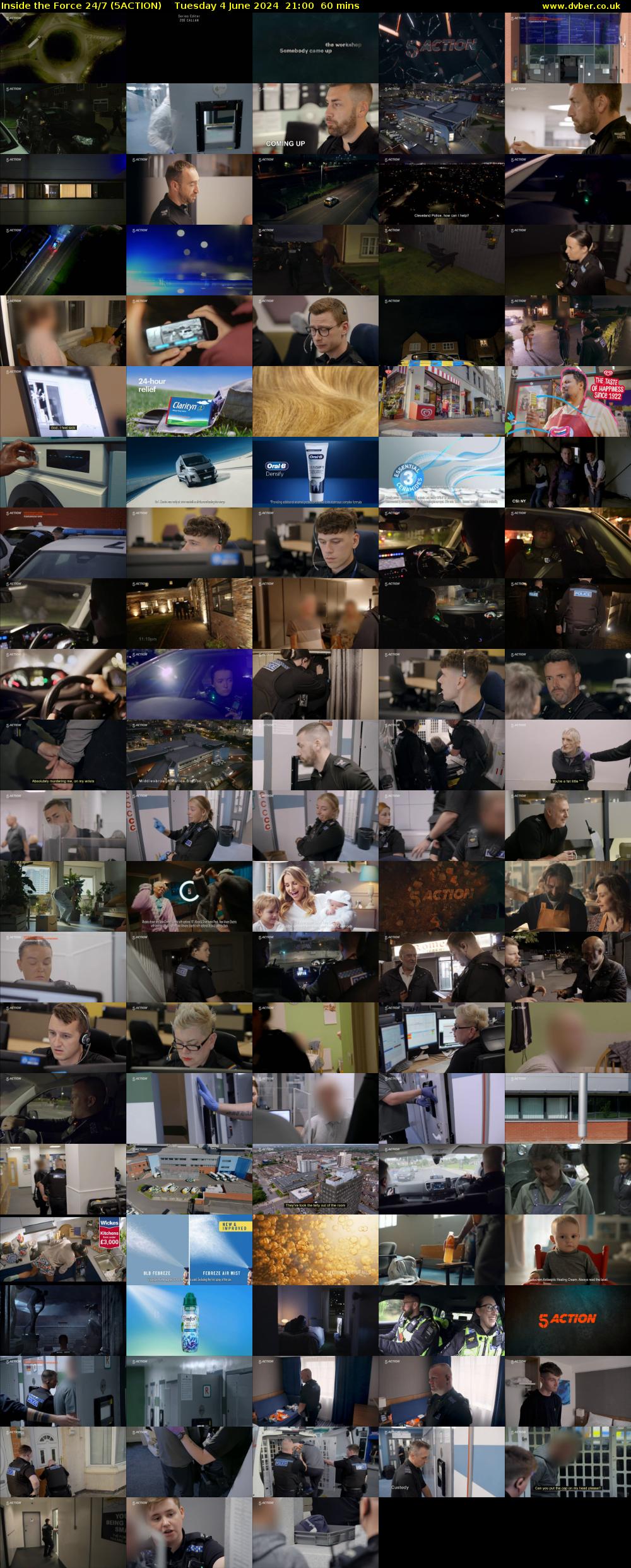 Inside the Force 24/7 (5ACTION) Tuesday 4 June 2024 21:00 - 22:00