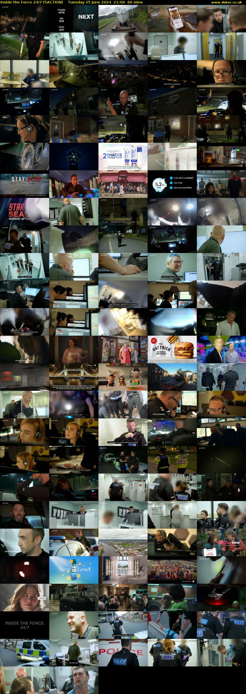 Inside the Force 24/7 (5ACTION) Tuesday 25 June 2024 21:00 - 22:00