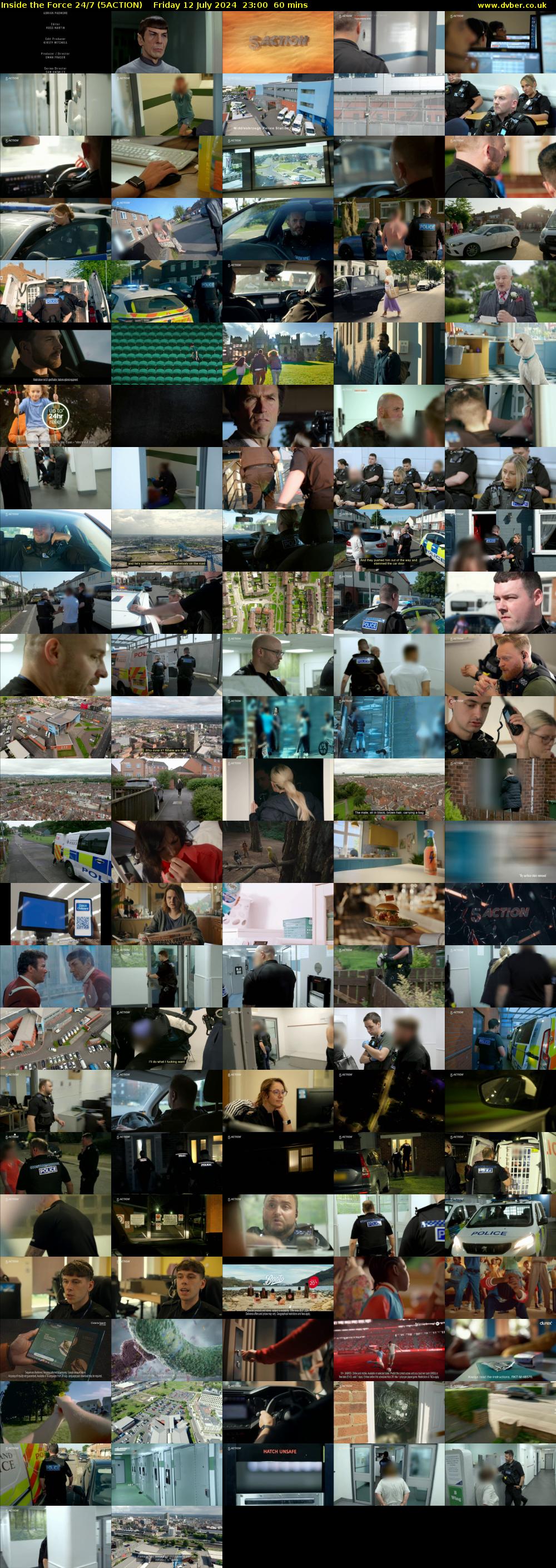 Inside the Force 24/7 (5ACTION) Friday 12 July 2024 23:00 - 00:00
