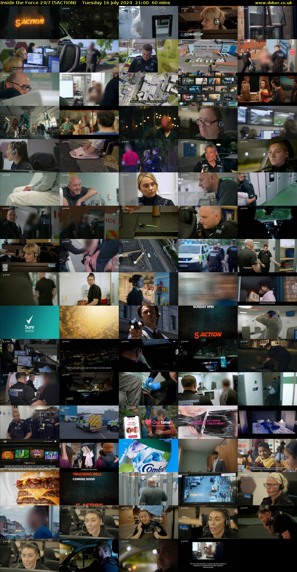 Inside the Force 24/7 (5ACTION) Tuesday 16 July 2024 21:00 - 22:00