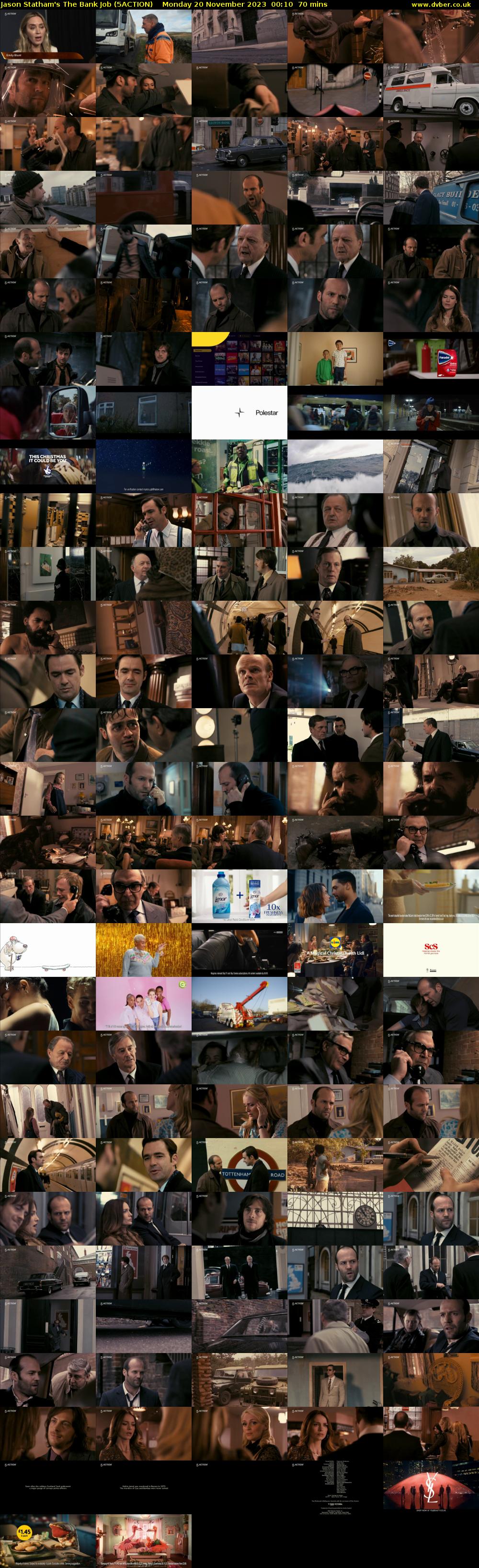 Jason Statham's The Bank Job (5ACTION) Monday 20 November 2023 00:10 - 01:20