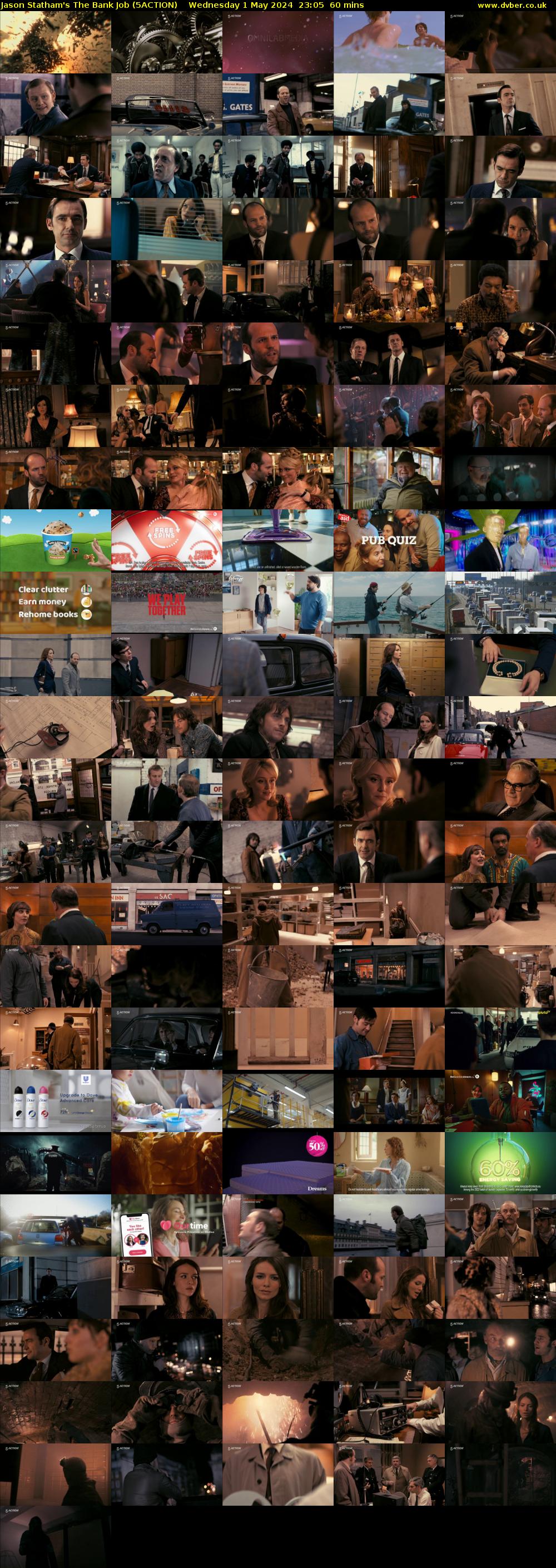 Jason Statham's The Bank Job (5ACTION) Wednesday 1 May 2024 23:05 - 00:05