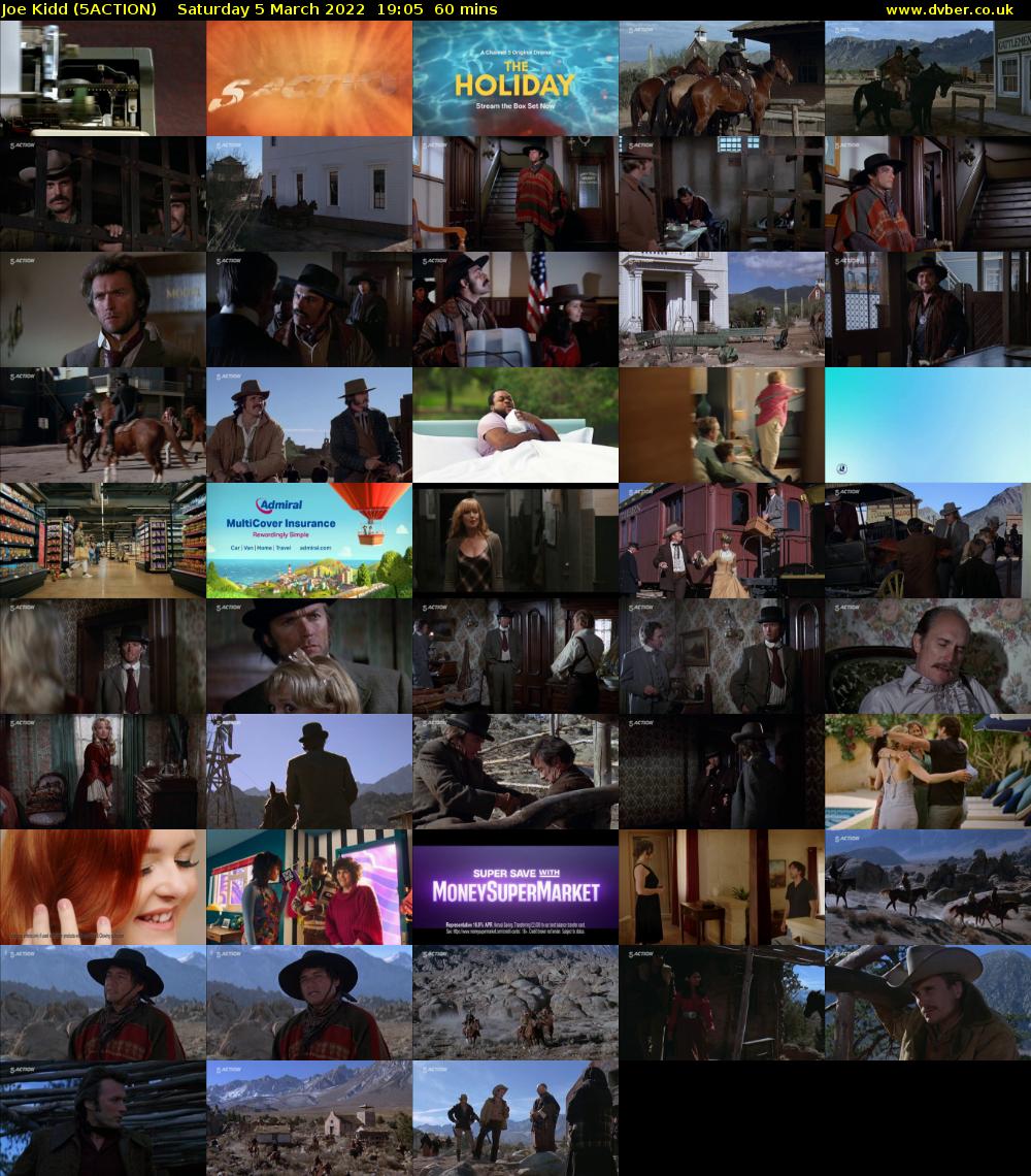 Joe Kidd (5ACTION) Saturday 5 March 2022 19:05 - 20:05