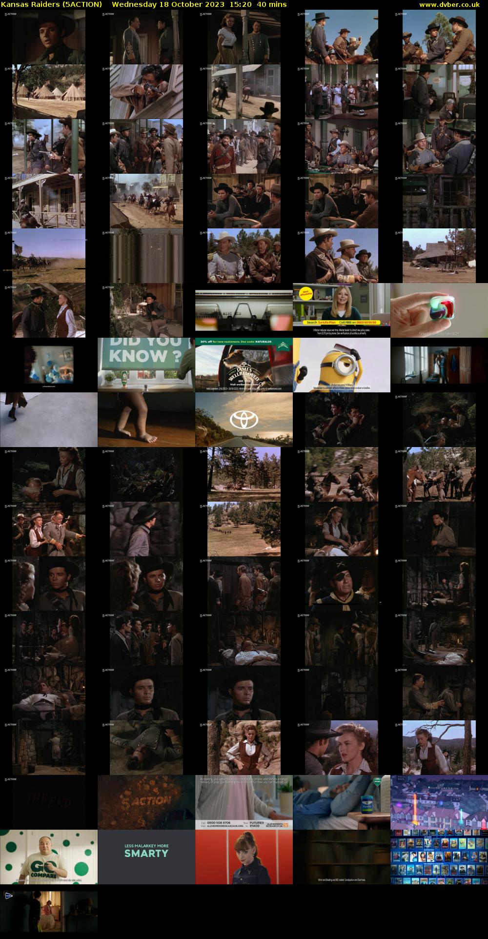 Kansas Raiders (5ACTION) Wednesday 18 October 2023 15:20 - 16:00