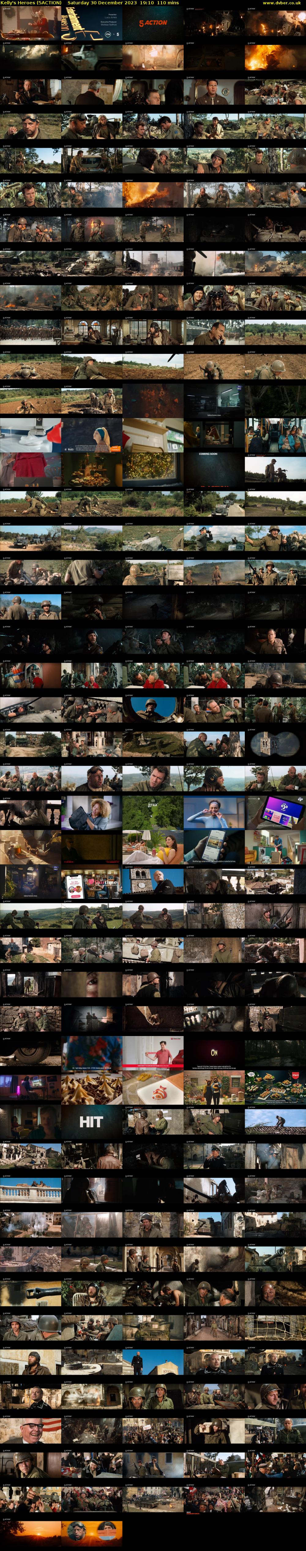 Kelly's Heroes (5ACTION) Saturday 30 December 2023 19:10 - 21:00