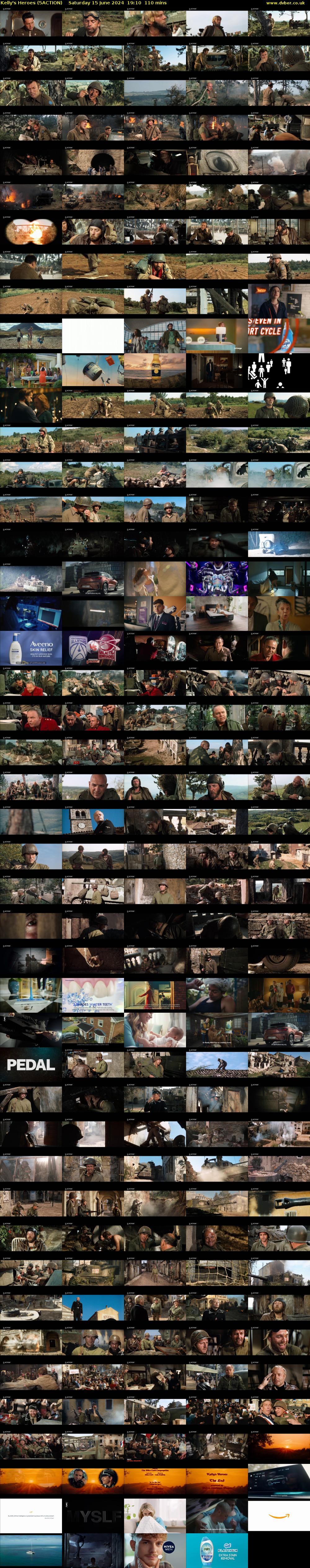 Kelly's Heroes (5ACTION) Saturday 15 June 2024 19:10 - 21:00