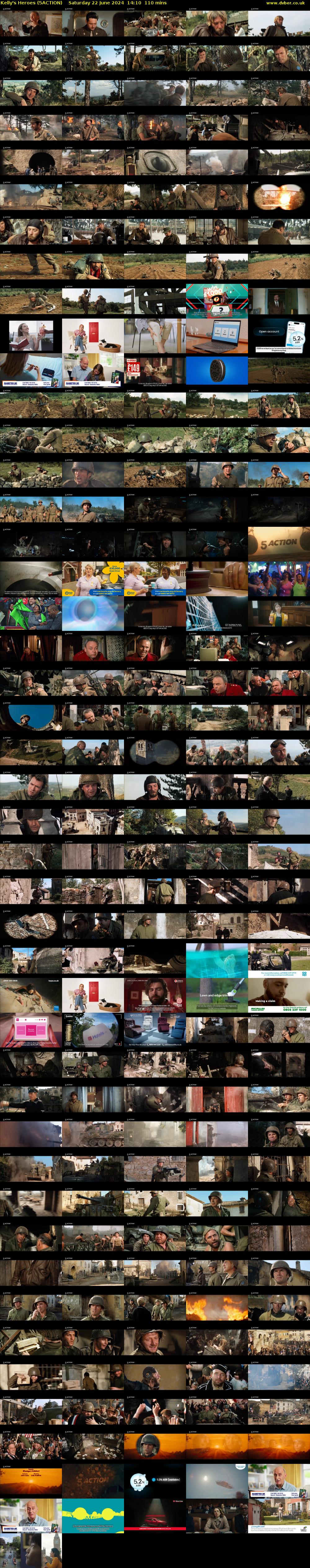 Kelly's Heroes (5ACTION) Saturday 22 June 2024 14:10 - 16:00