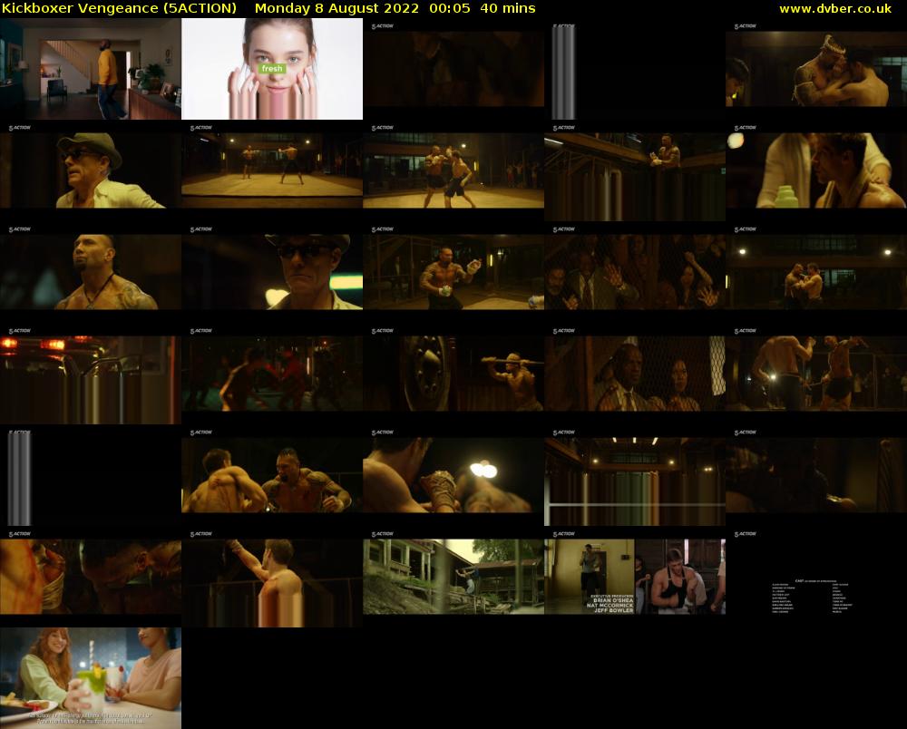 Kickboxer Vengeance (5ACTION) Monday 8 August 2022 00:05 - 00:45