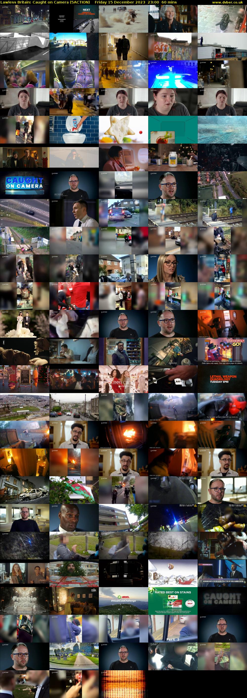 Lawless Britain: Caught on Camera (5ACTION) Friday 15 December 2023 23:00 - 00:00