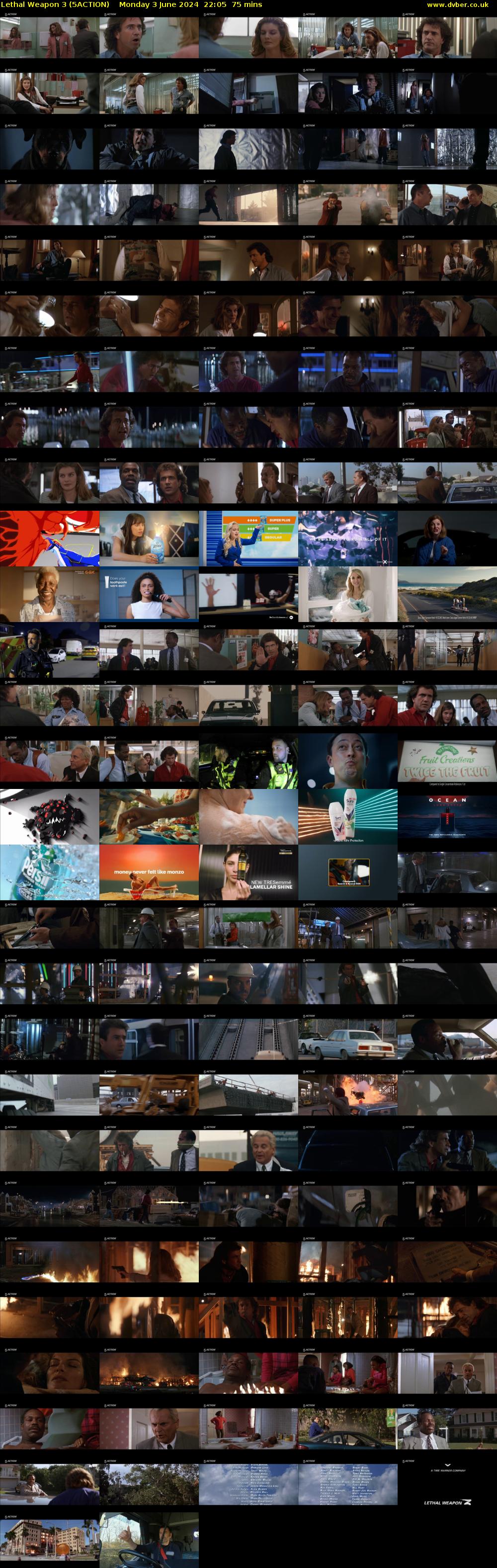 Lethal Weapon 3 (5ACTION) Monday 3 June 2024 22:05 - 23:20
