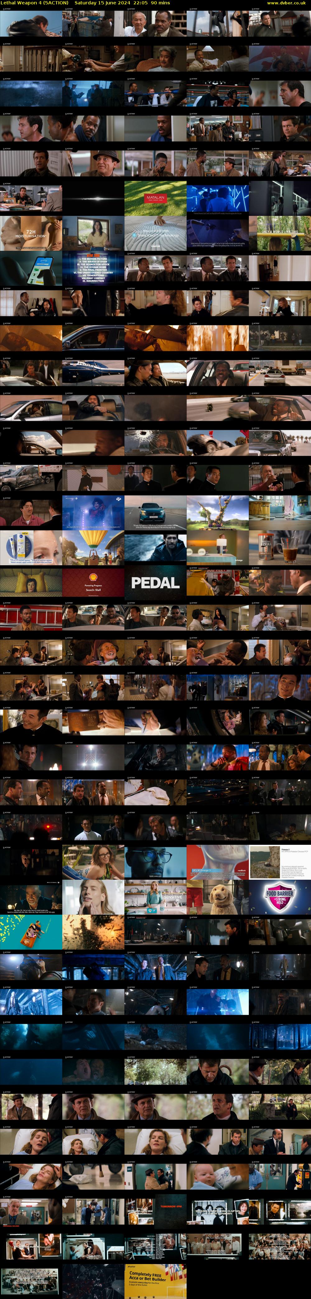 Lethal Weapon 4 (5ACTION) Saturday 15 June 2024 22:05 - 23:35