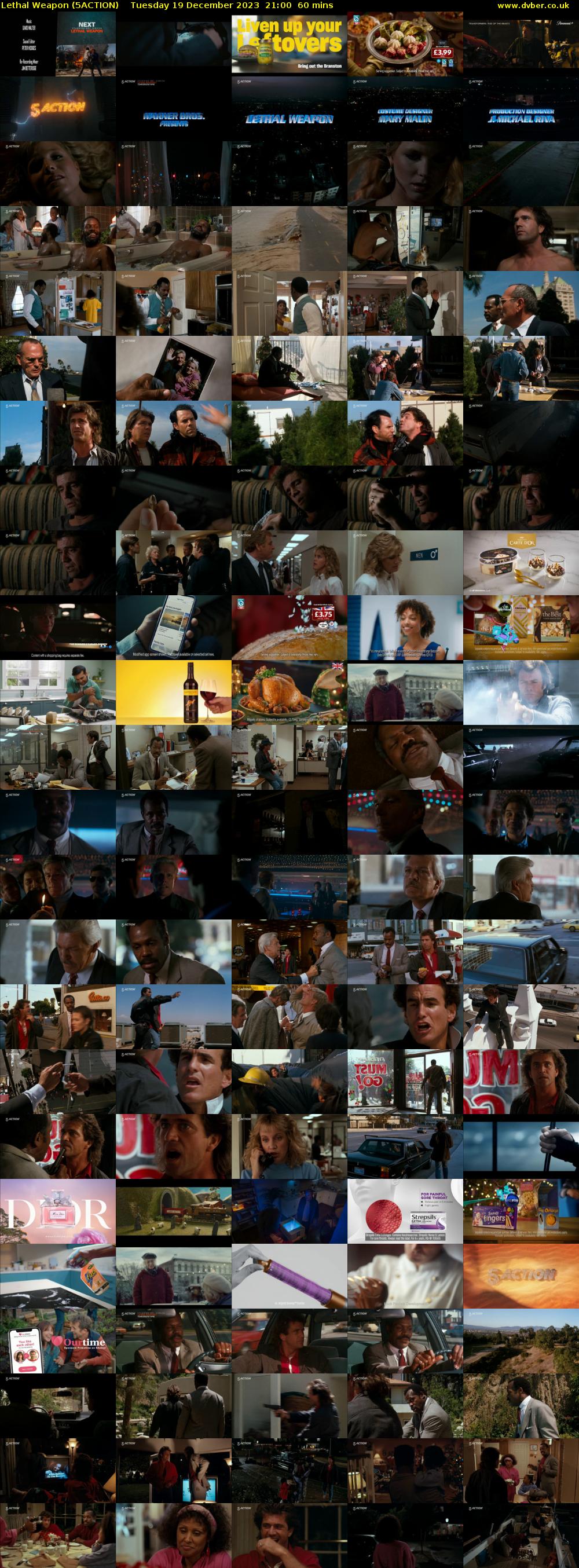 Lethal Weapon (5ACTION) Tuesday 19 December 2023 21:00 - 22:00