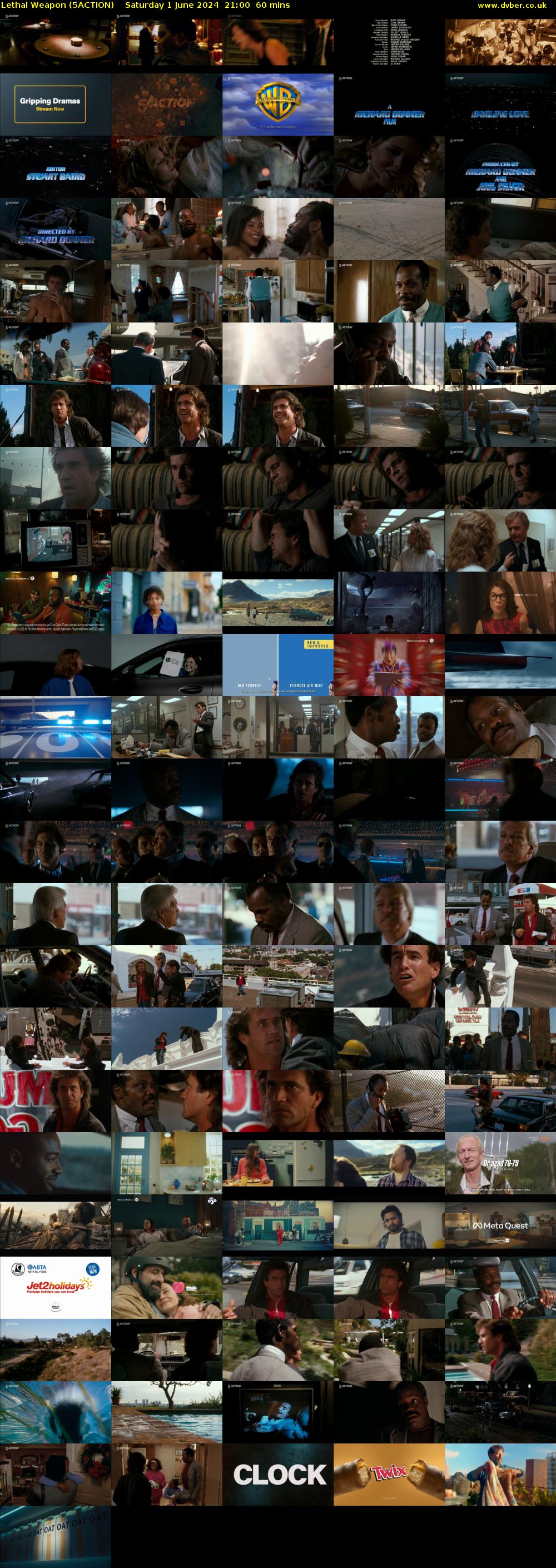 Lethal Weapon (5ACTION) Saturday 1 June 2024 21:00 - 22:00