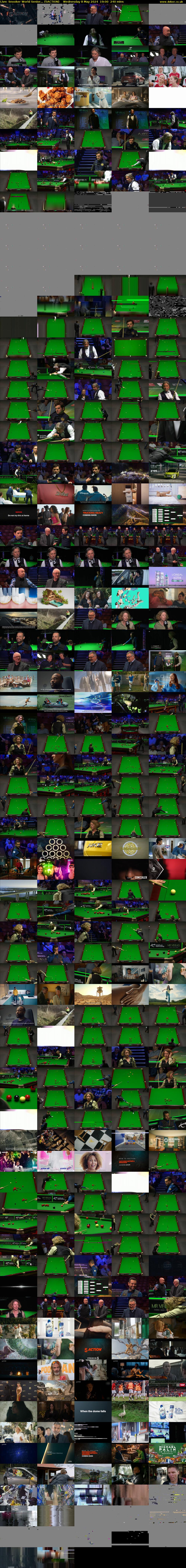 Live: Snooker World Senior... (5ACTION) Wednesday 8 May 2024 19:00 - 23:00