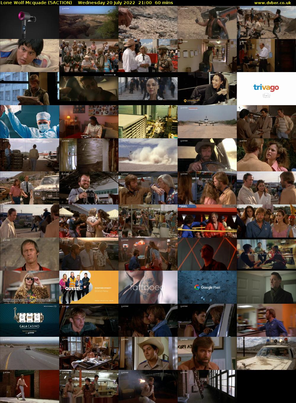 Lone Wolf Mcquade (5ACTION) Wednesday 20 July 2022 21:00 - 22:00
