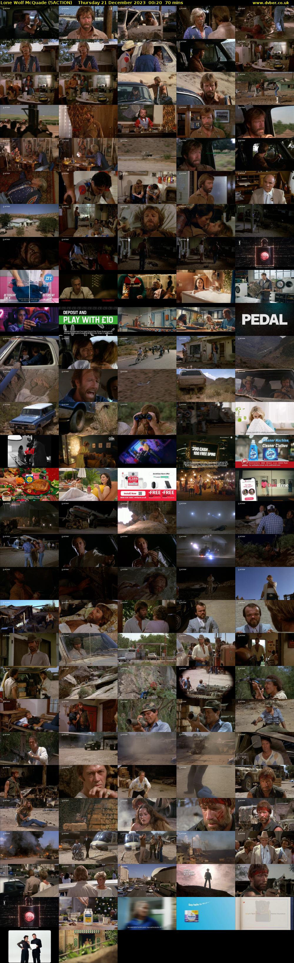 Lone Wolf Mcquade (5ACTION) Thursday 21 December 2023 00:20 - 01:30