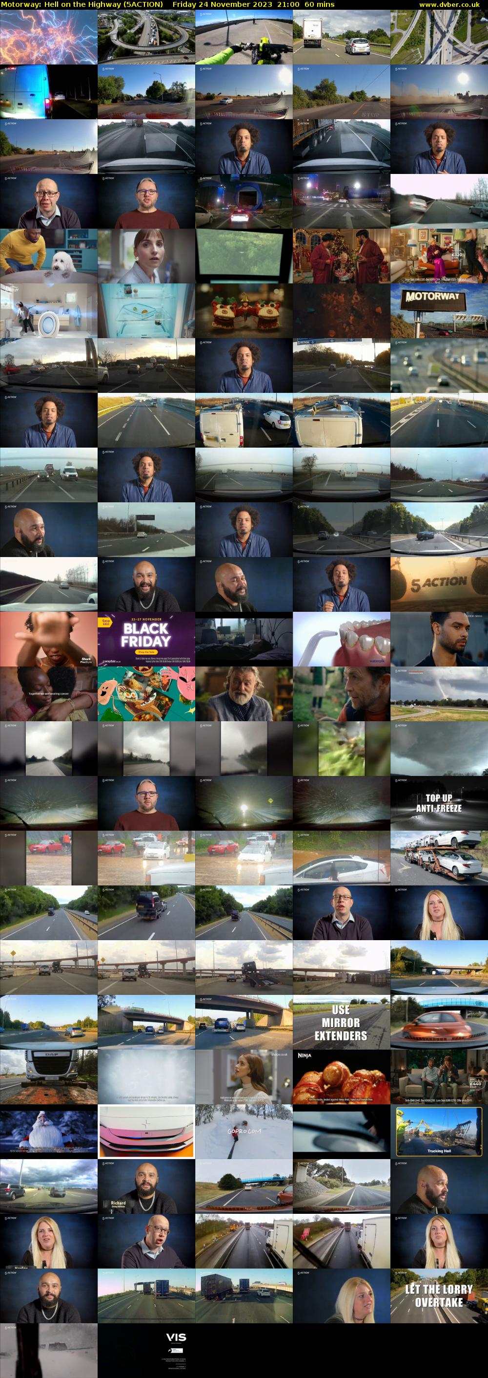 Motorway: Hell on the Highway (5ACTION) Friday 24 November 2023 21:00 - 22:00