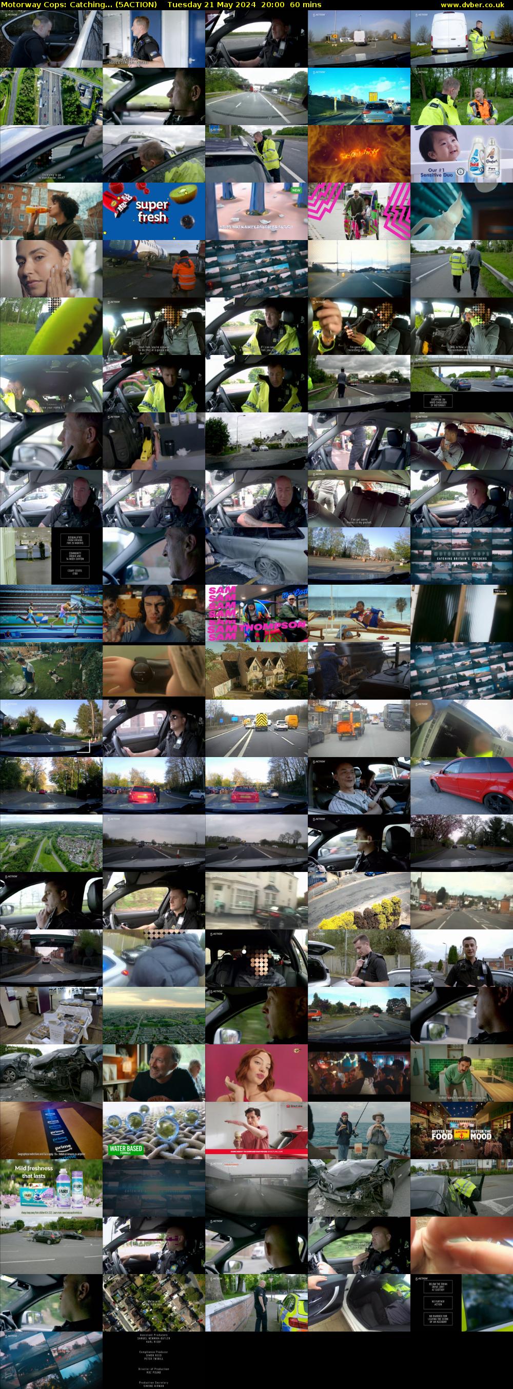 Motorway Cops: Catching... (5ACTION) Tuesday 21 May 2024 20:00 - 21:00