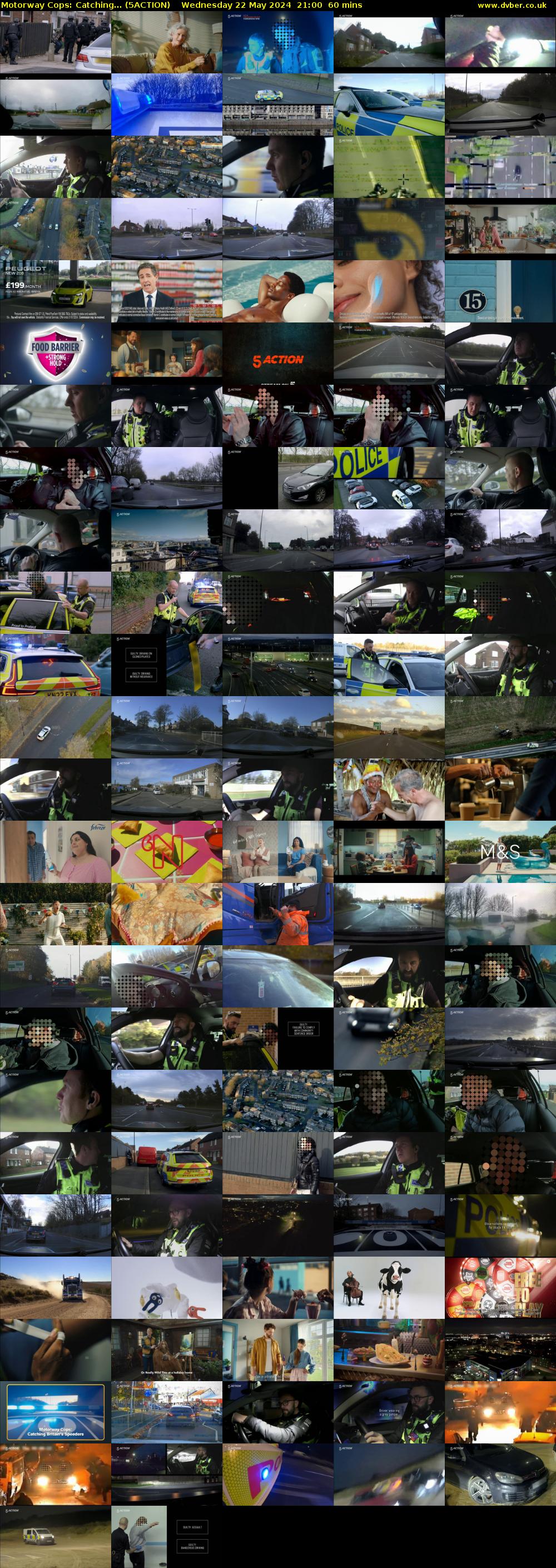Motorway Cops: Catching... (5ACTION) Wednesday 22 May 2024 21:00 - 22:00