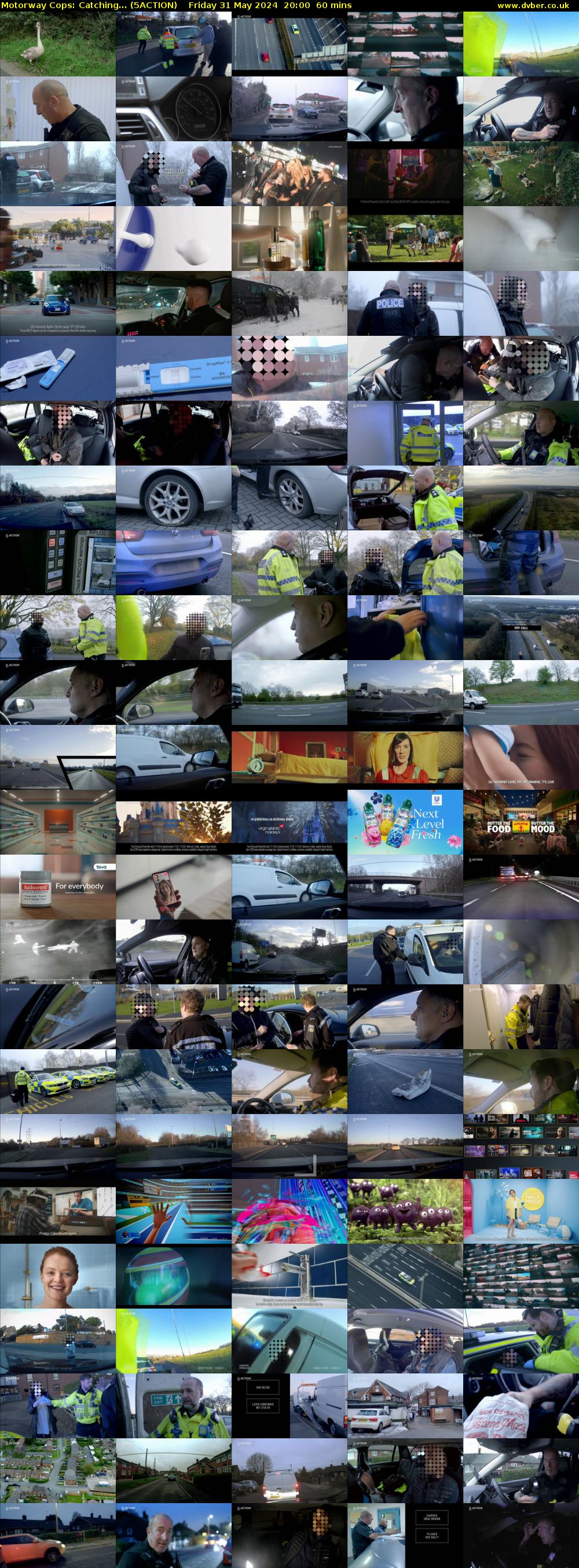 Motorway Cops: Catching... (5ACTION) Friday 31 May 2024 20:00 - 21:00