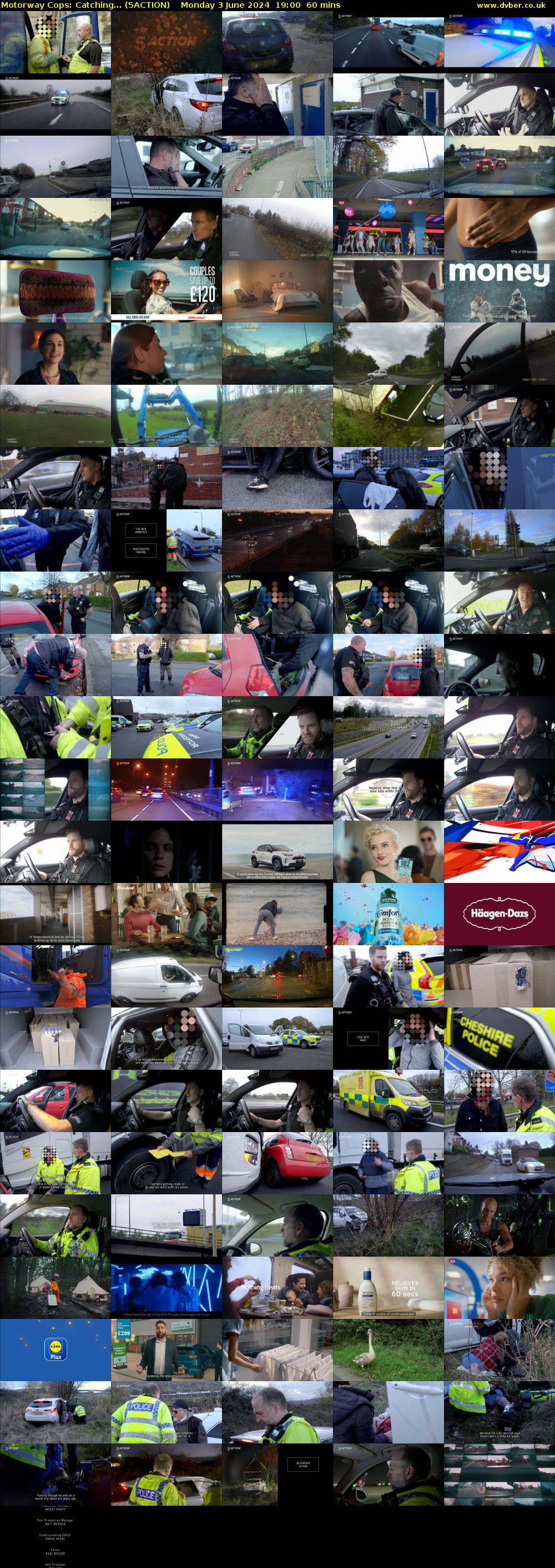 Motorway Cops: Catching... (5ACTION) Monday 3 June 2024 19:00 - 20:00