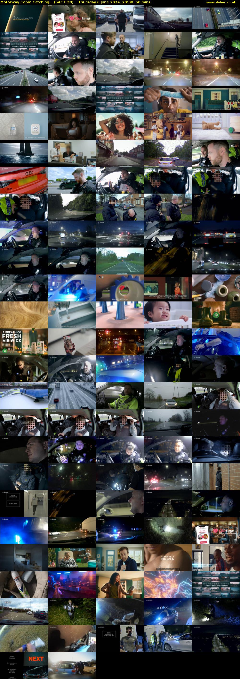 Motorway Cops: Catching... (5ACTION) Thursday 6 June 2024 20:00 - 21:00