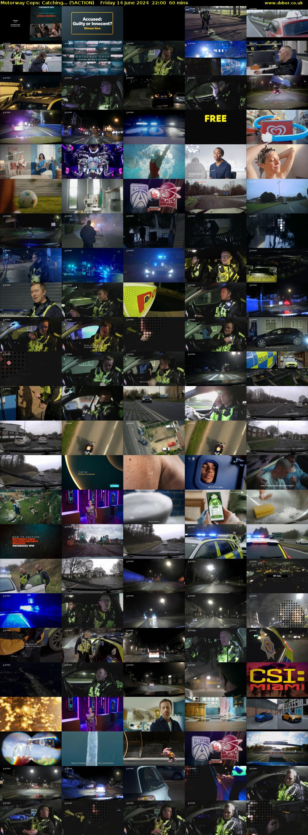 Motorway Cops: Catching... (5ACTION) Friday 14 June 2024 22:00 - 23:00