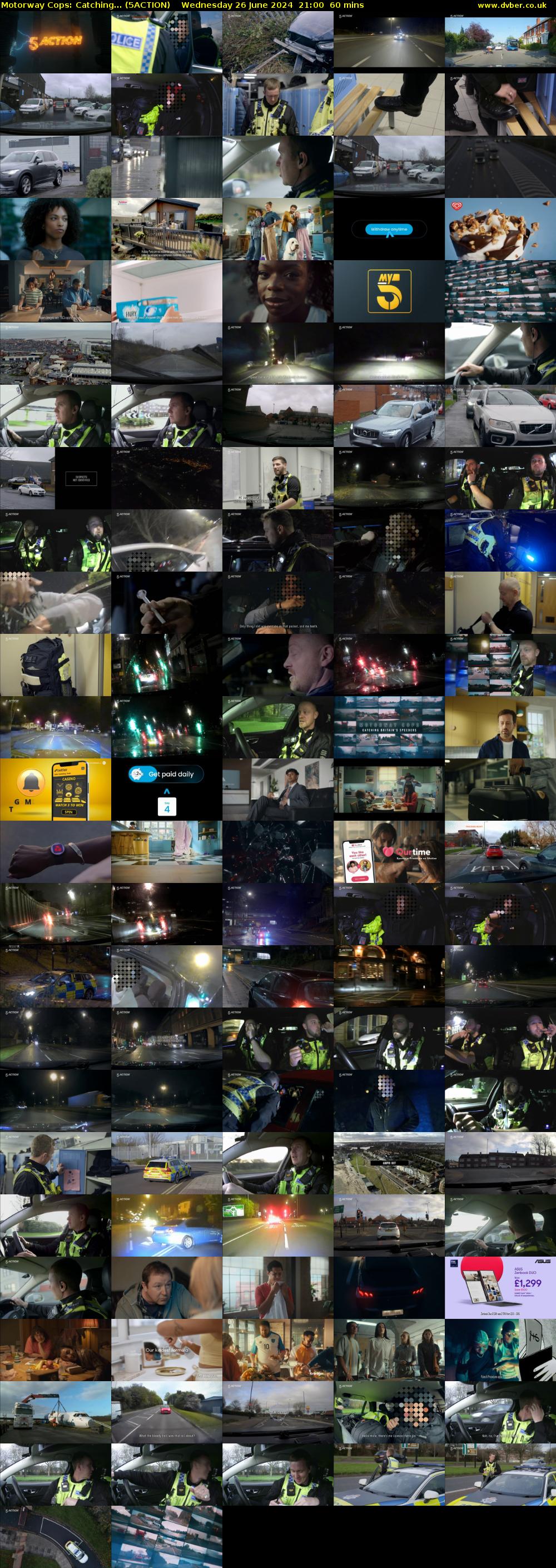 Motorway Cops: Catching... (5ACTION) Wednesday 26 June 2024 21:00 - 22:00