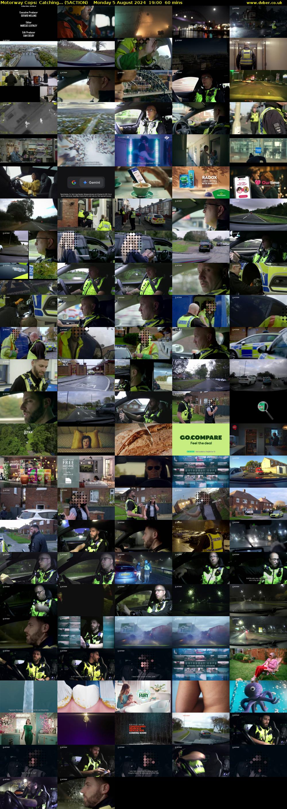 Motorway Cops: Catching... (5ACTION) Monday 5 August 2024 19:00 - 20:00