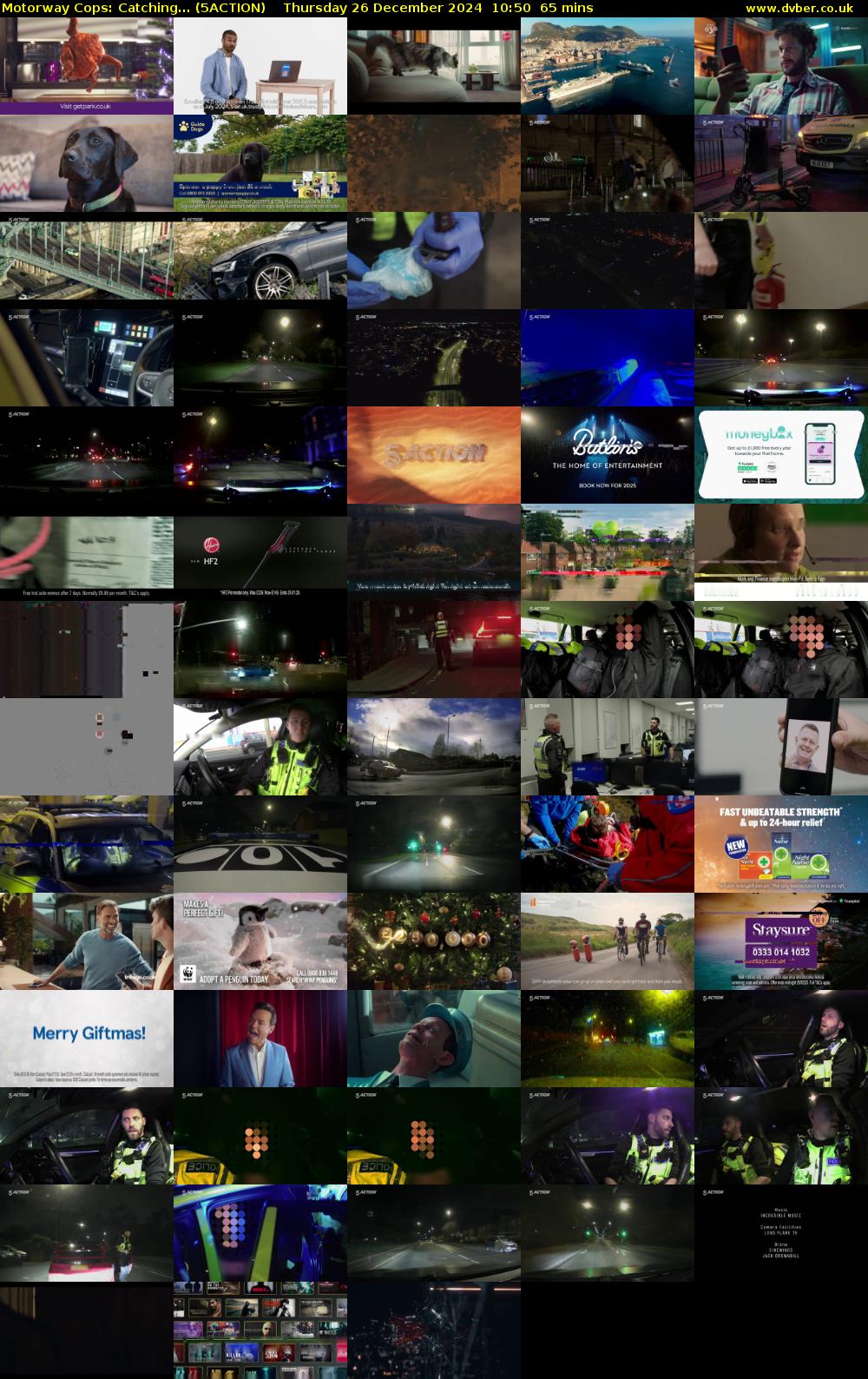 Motorway Cops: Catching... (5ACTION) Thursday 26 December 2024 10:50 - 11:55
