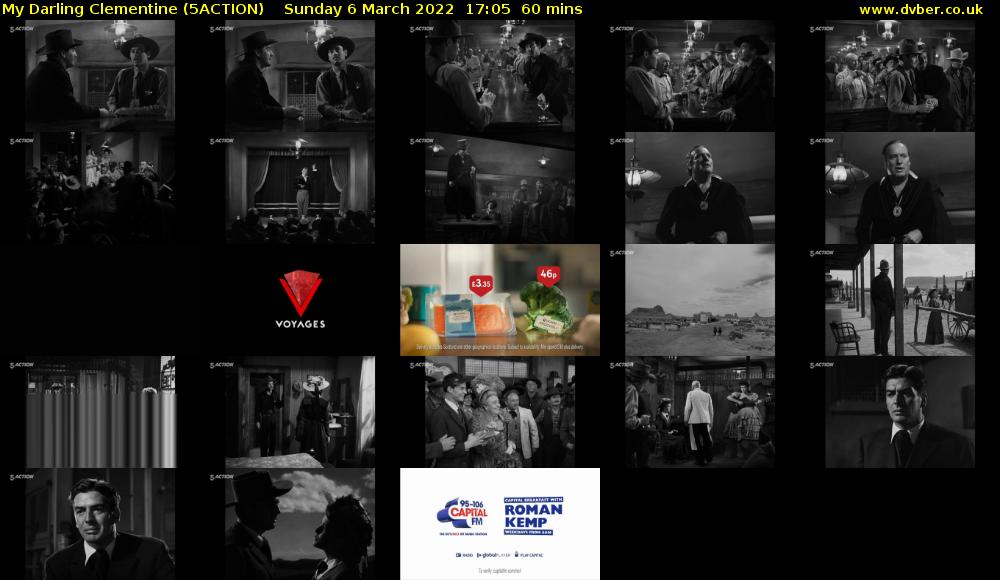 My Darling Clementine (5ACTION) Sunday 6 March 2022 17:05 - 18:05