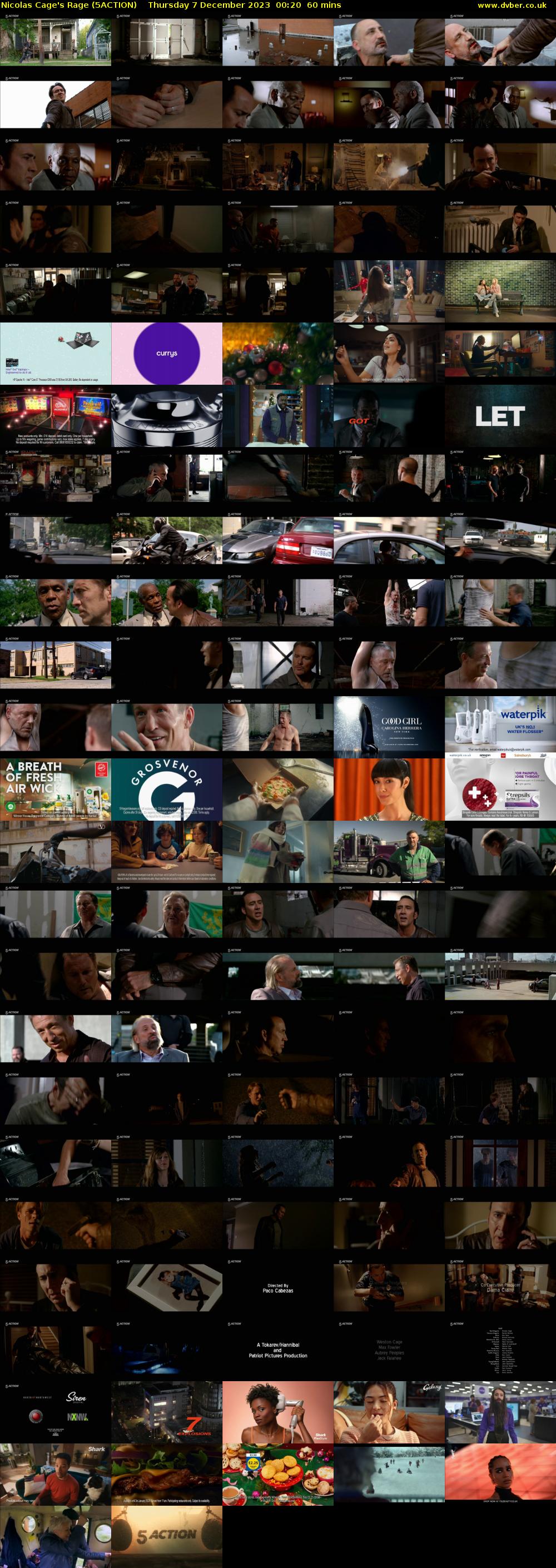 Nicolas Cage's Rage (5ACTION) Thursday 7 December 2023 00:20 - 01:20